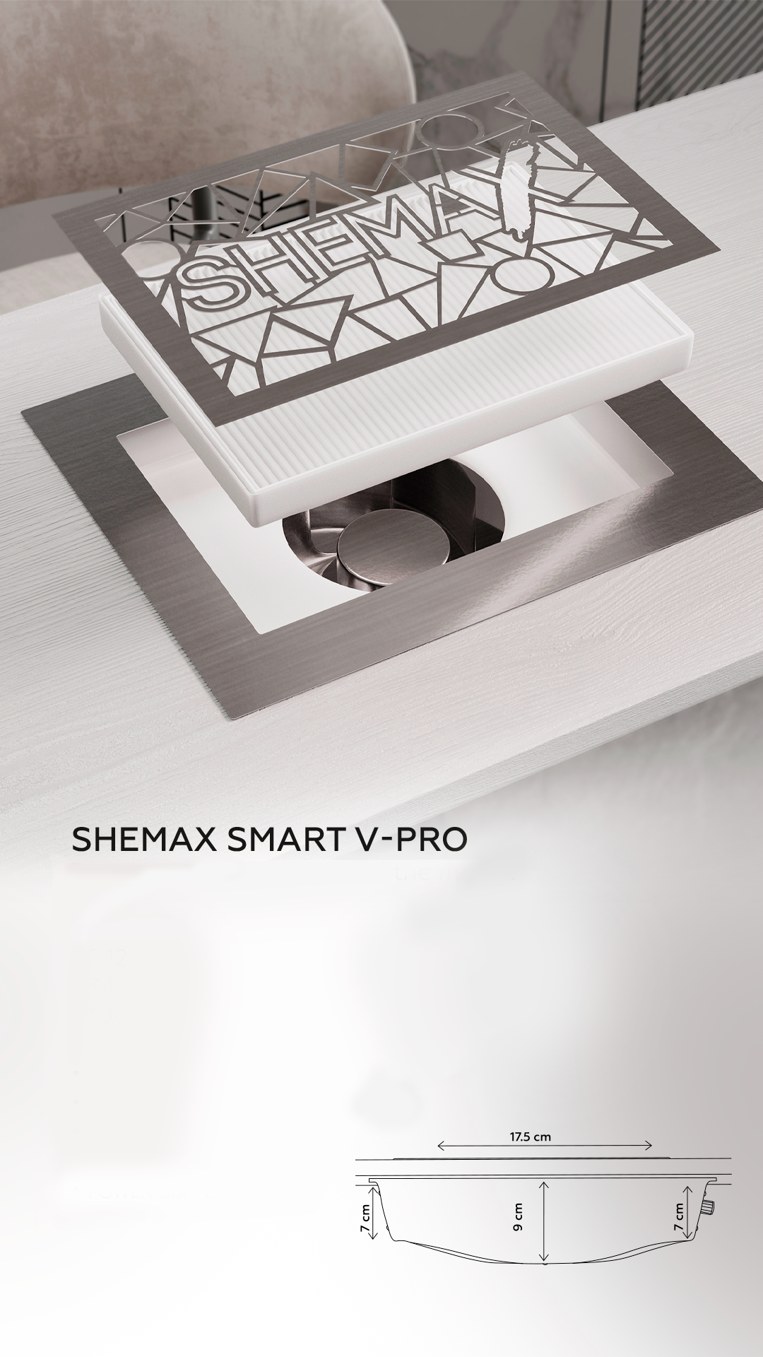 SHEMAX Style V-PRO Built-in Dust Collector